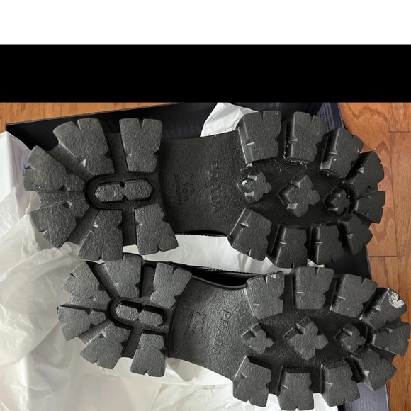 COPY - Men’s Prada Monolith Combat Boots Nylon Leather Chunky with Pouch can ne… - Picture 4 of 8